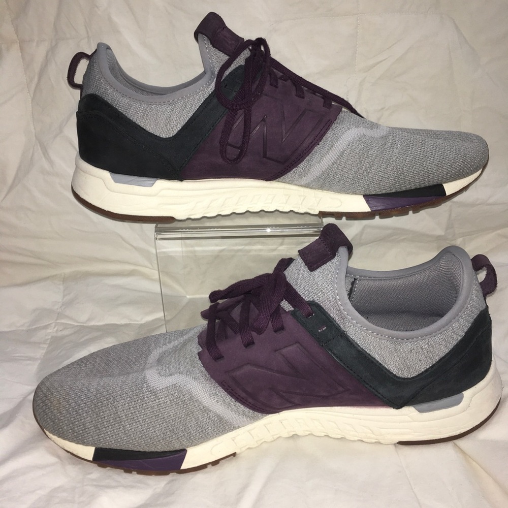 New Balance 247 Rev Lite Men's Sneaker Size 13 Grey Purple Black